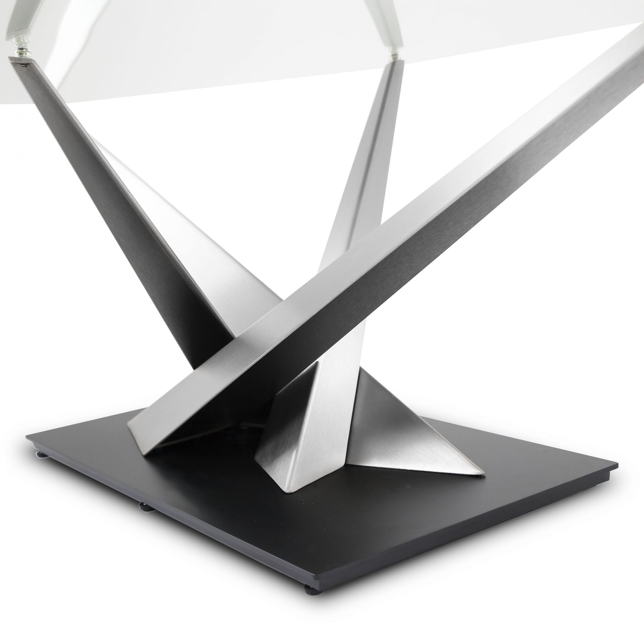 Elite Modern Crystal Glass Coffee Table ScanDesigns Furniture