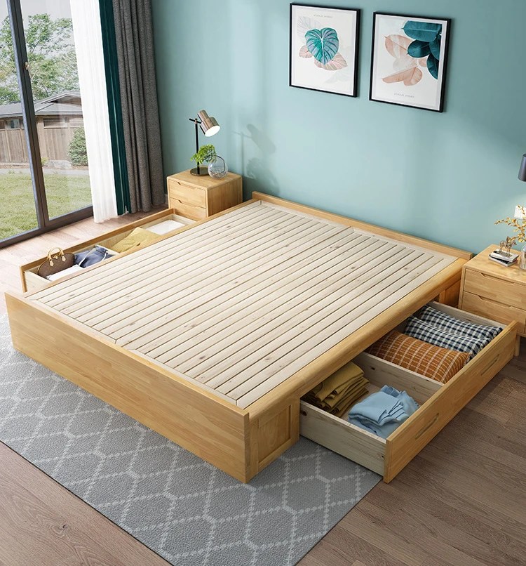 Headboardless Bed Scandi Home