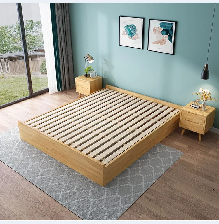 Headboardless Bed Scandi Home