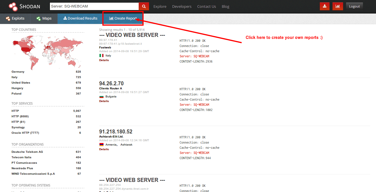 Shodan Scan For Security