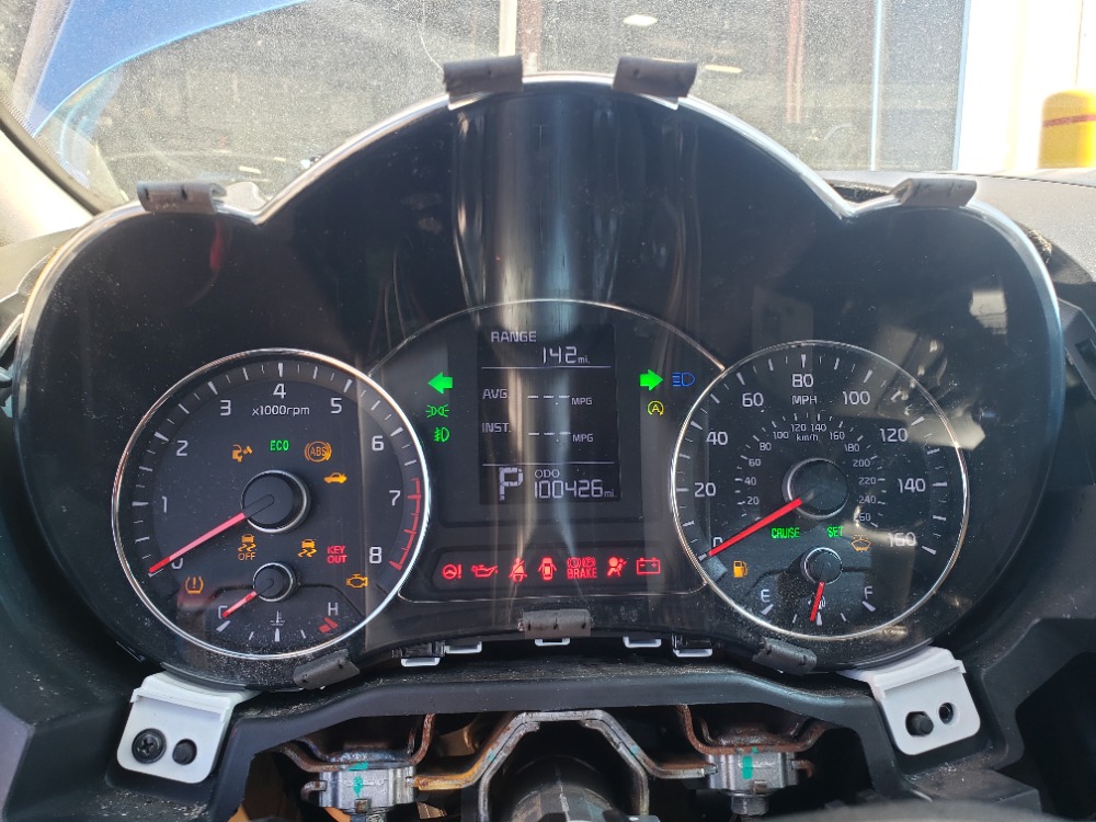 2014 Kia Forte 1.8L Turn Signals Inop on Intrustment Cluster