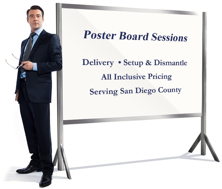 Poster Board Rentals San Diego Scantech Graphics Event Signage