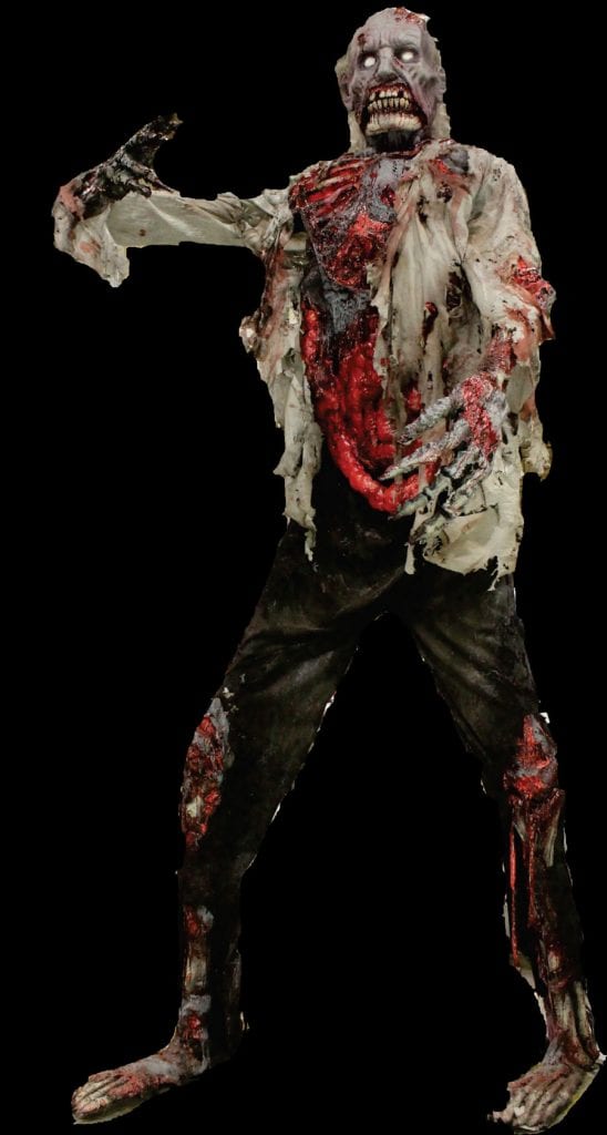 13’ Tall Thrashing Fully Animated Zombie ⋆ Scare Factory