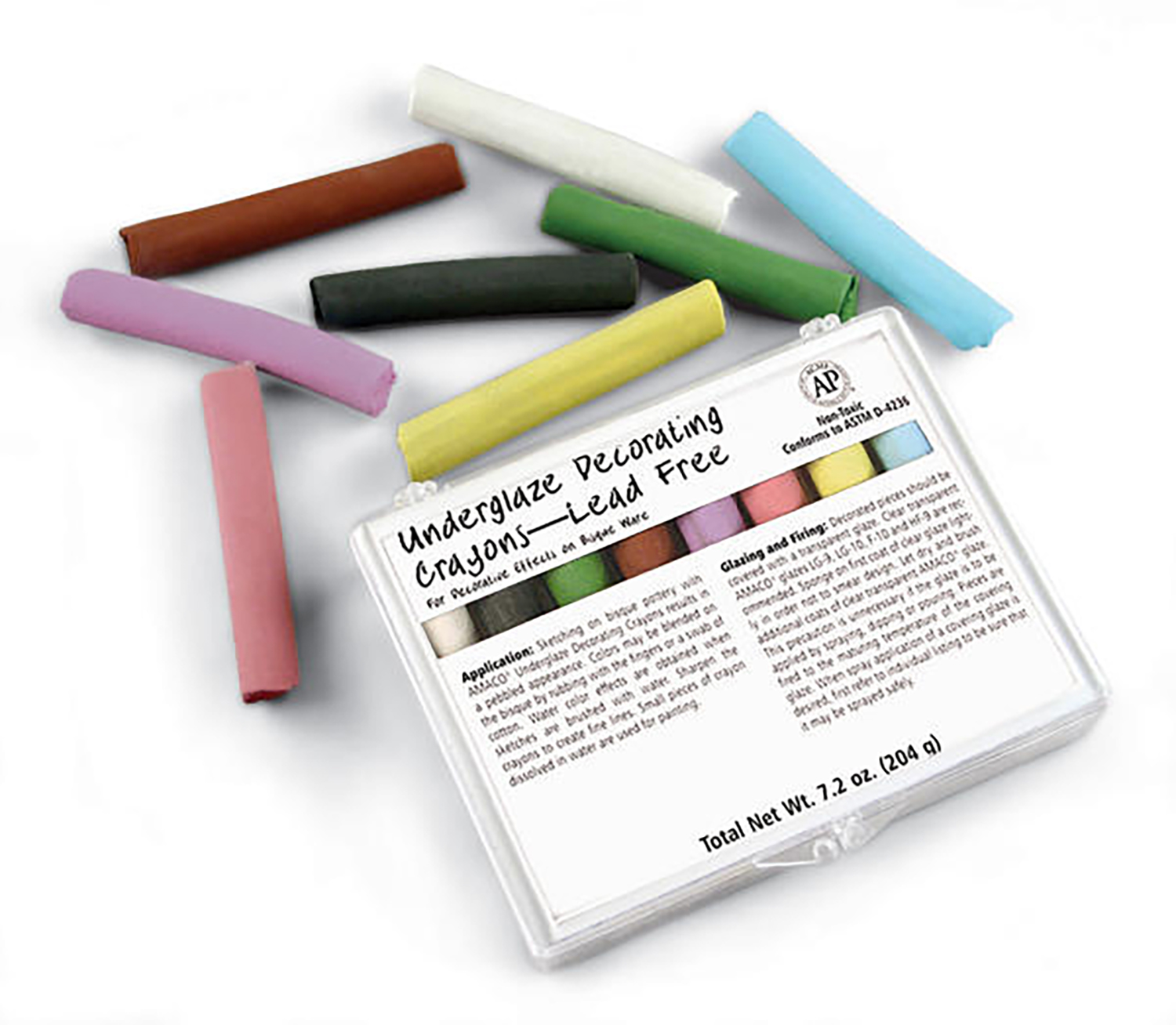 AMACO Underglaze Decorating Crayons set 208