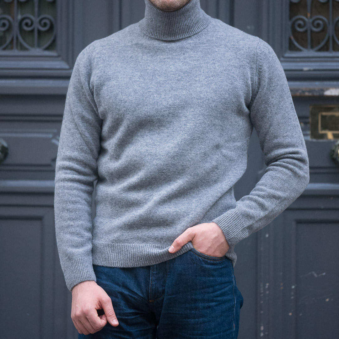 Turtleneck Sweater / Geelong Lambswool Scavini