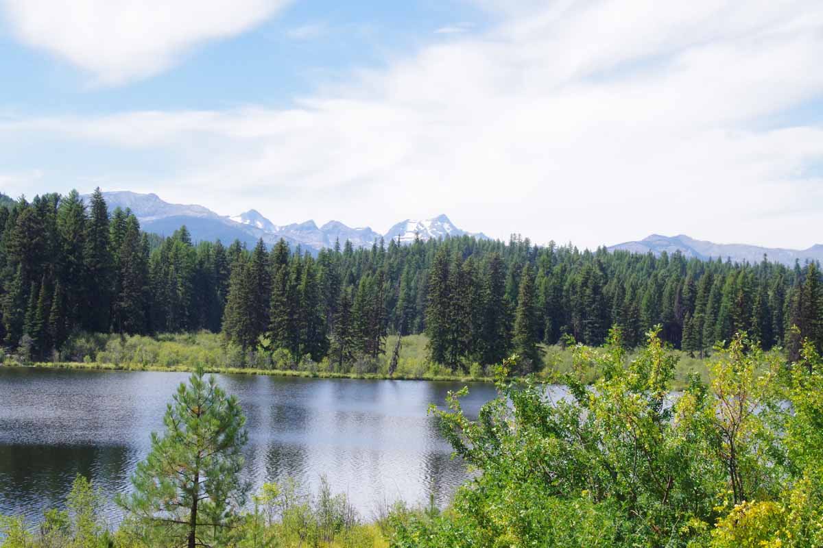 Seeley Lake, one road A bicycle ride across the Americas
