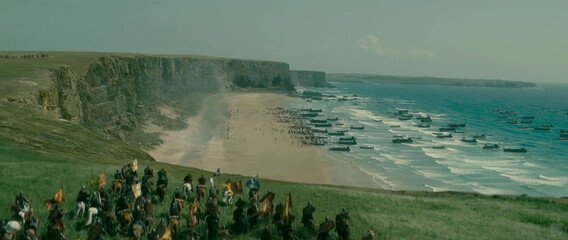 Harry Potter and the Deathly Hallows Part 1 at Freshwater West Beach