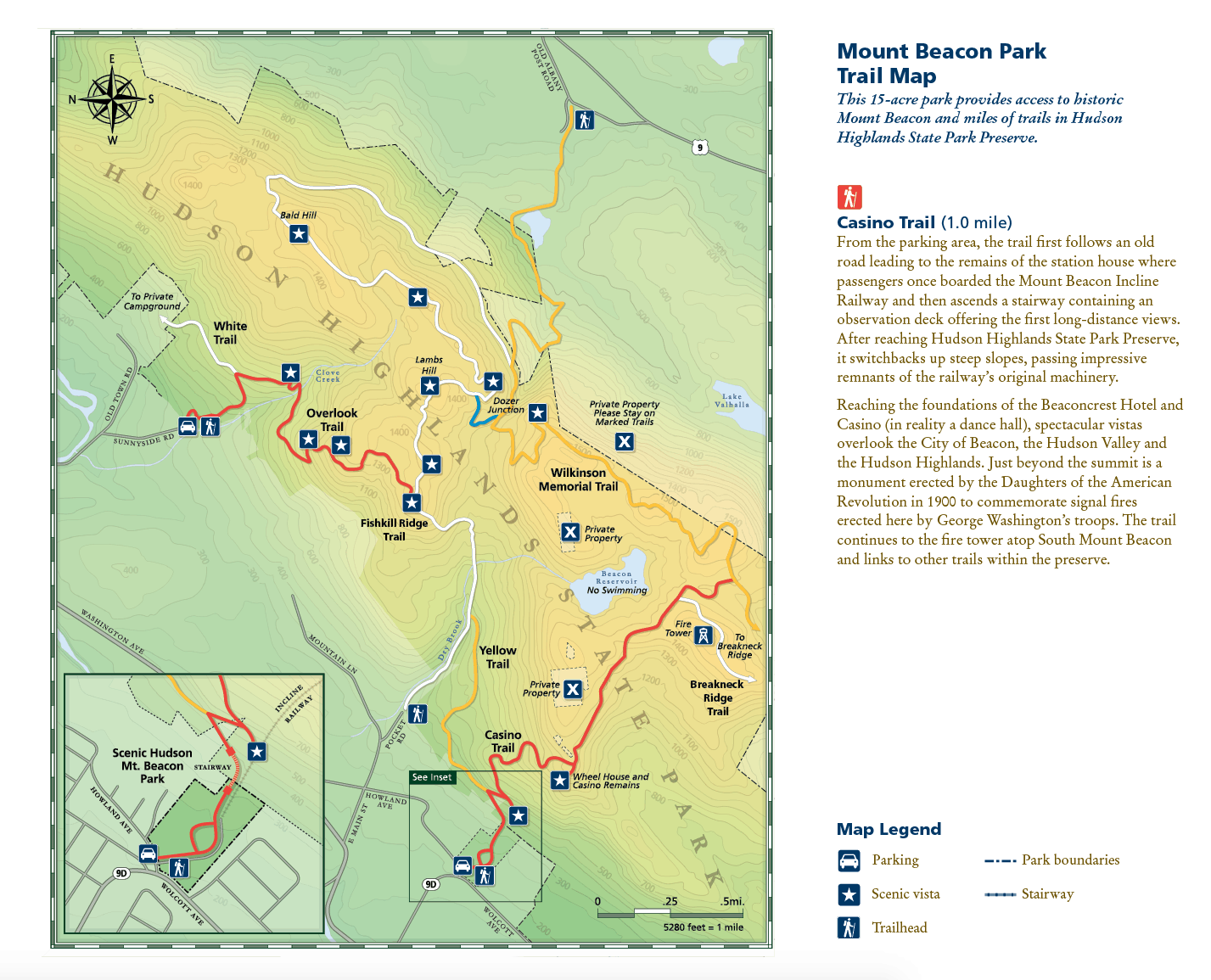 Mount Beacon Park Scenic Hudson