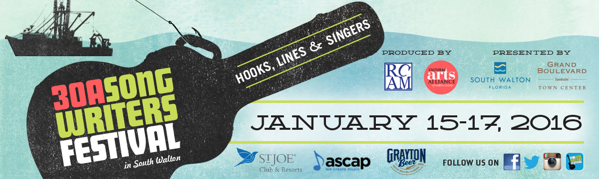 2023 30a songwriters festival lineup 30A Songwriters Festival 2016 Lineup Scenic Sotheby's International Realty Emerald Coast