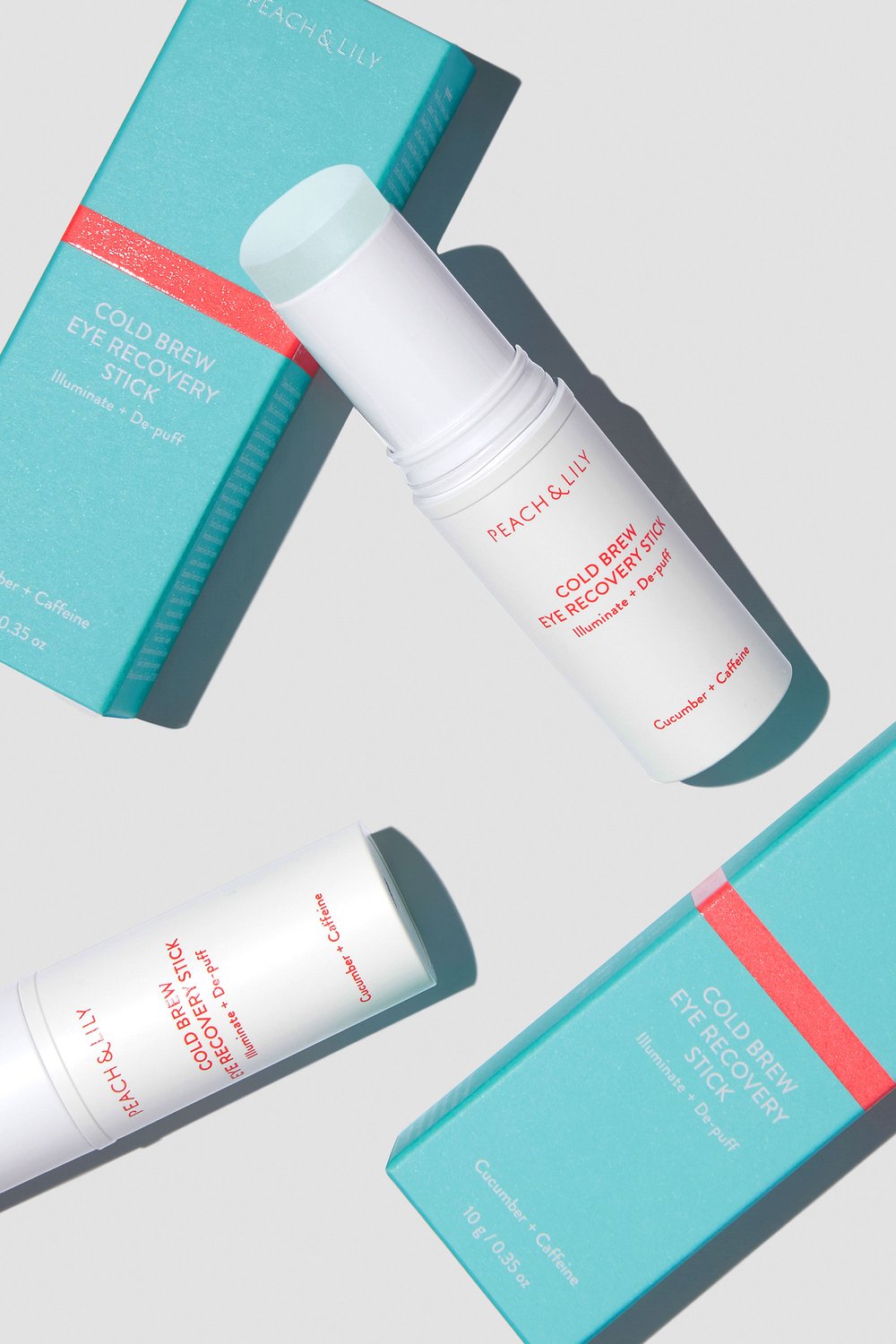 COLD BREW EYE RECOVERY STICK peach and lil1y