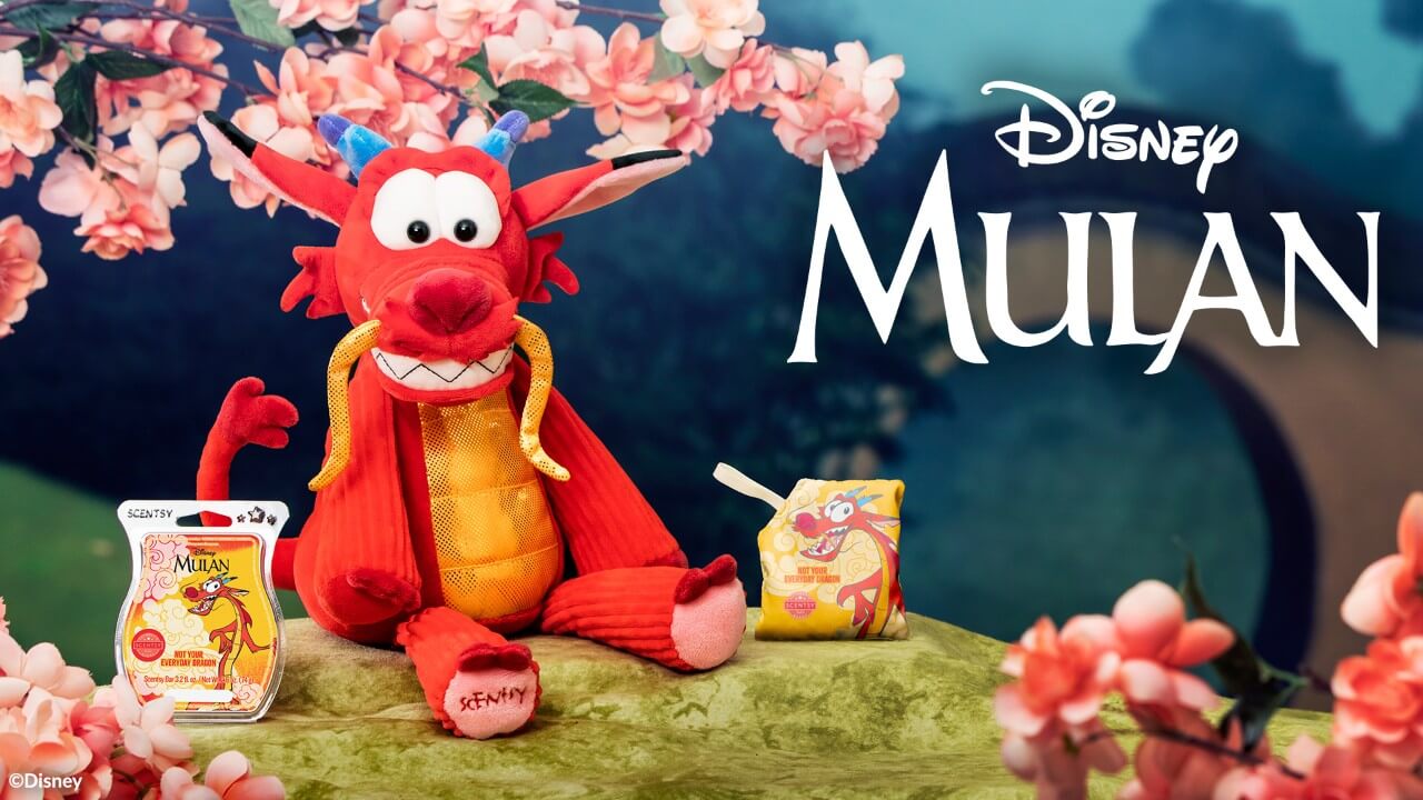 Scentsy Dragon Mulan Mushu Disney Scentsy Buddy