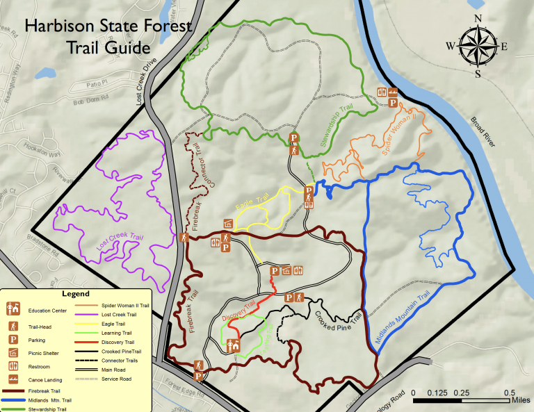 Harbison maps South Carolina Forestry Commission