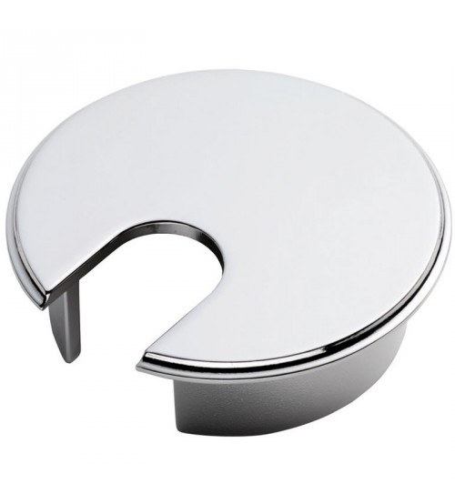 Chrome & Brass Desk Cable Tidy Grommets SCF Hardware