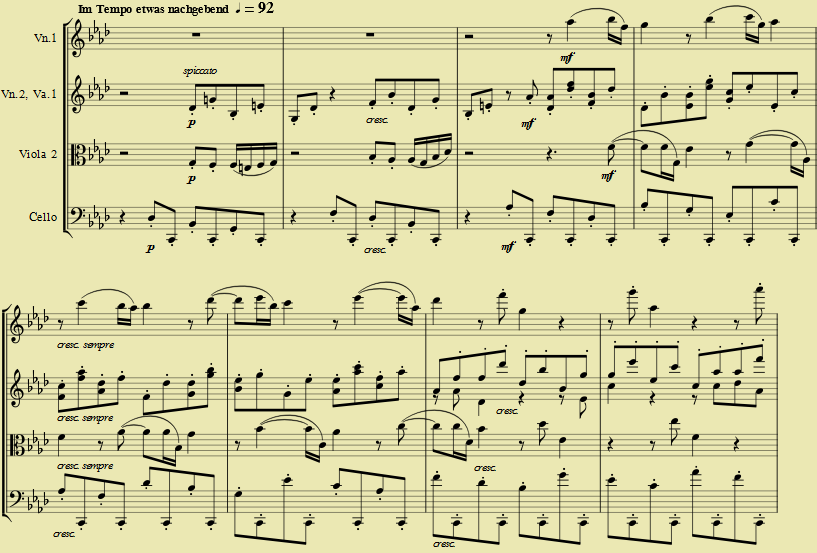 Bruckner String Quintet, commentary by Michael Schell