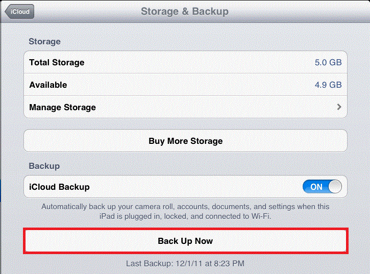 How to Backup iPad Online guide for all the iPad users