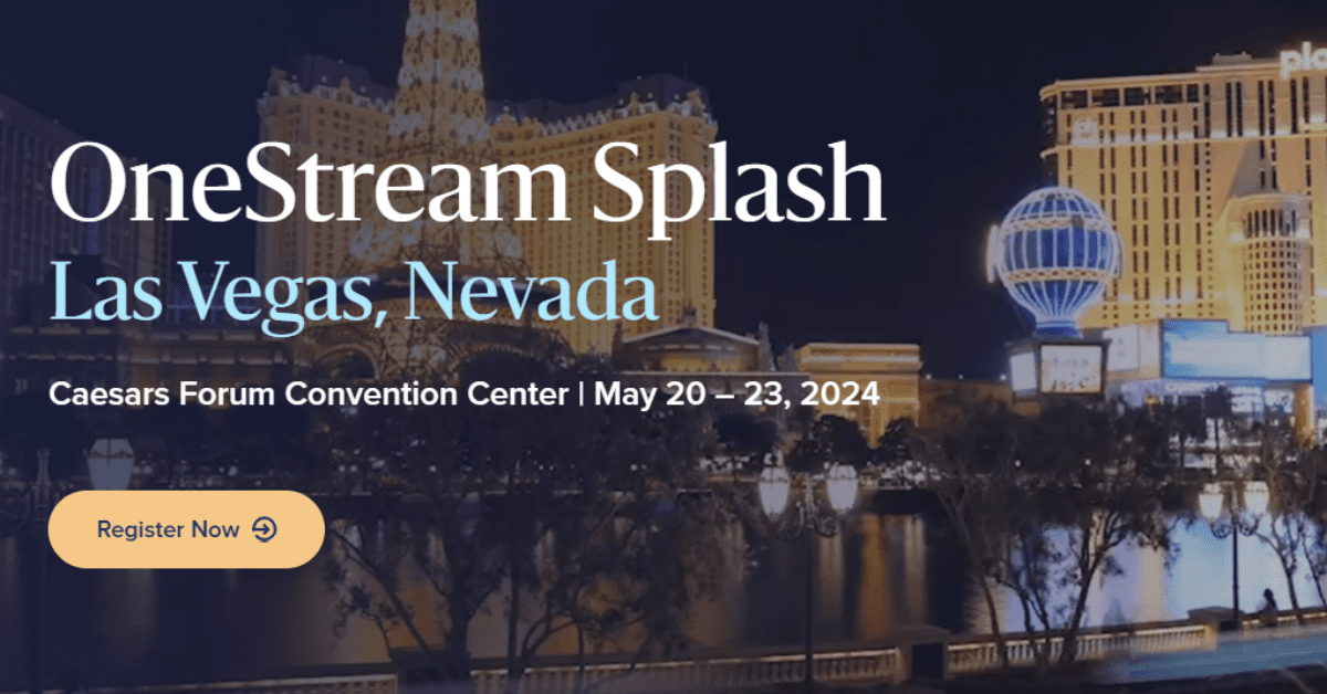 OneStream Splash 2024 SC&H