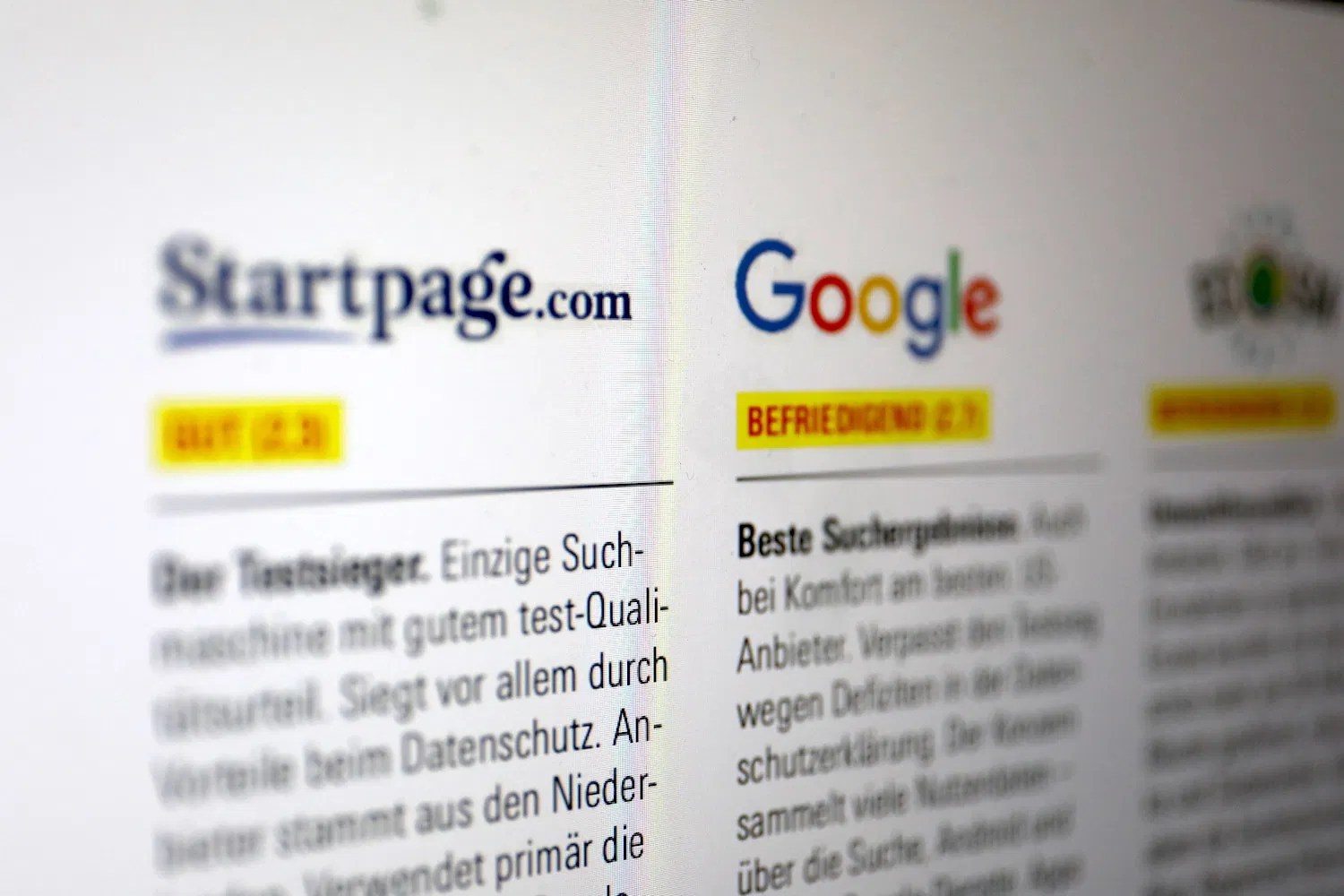 Die besten Suchmaschinen – laut Stiftung Warentest – schieb.de