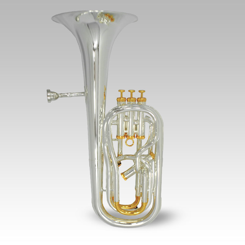British Band Elite Baritone Compensating Silver & Gold Schiller
