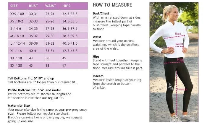 Athleta Size Guide + Fit Tips and Fit Tips - Schimiggy Reviews