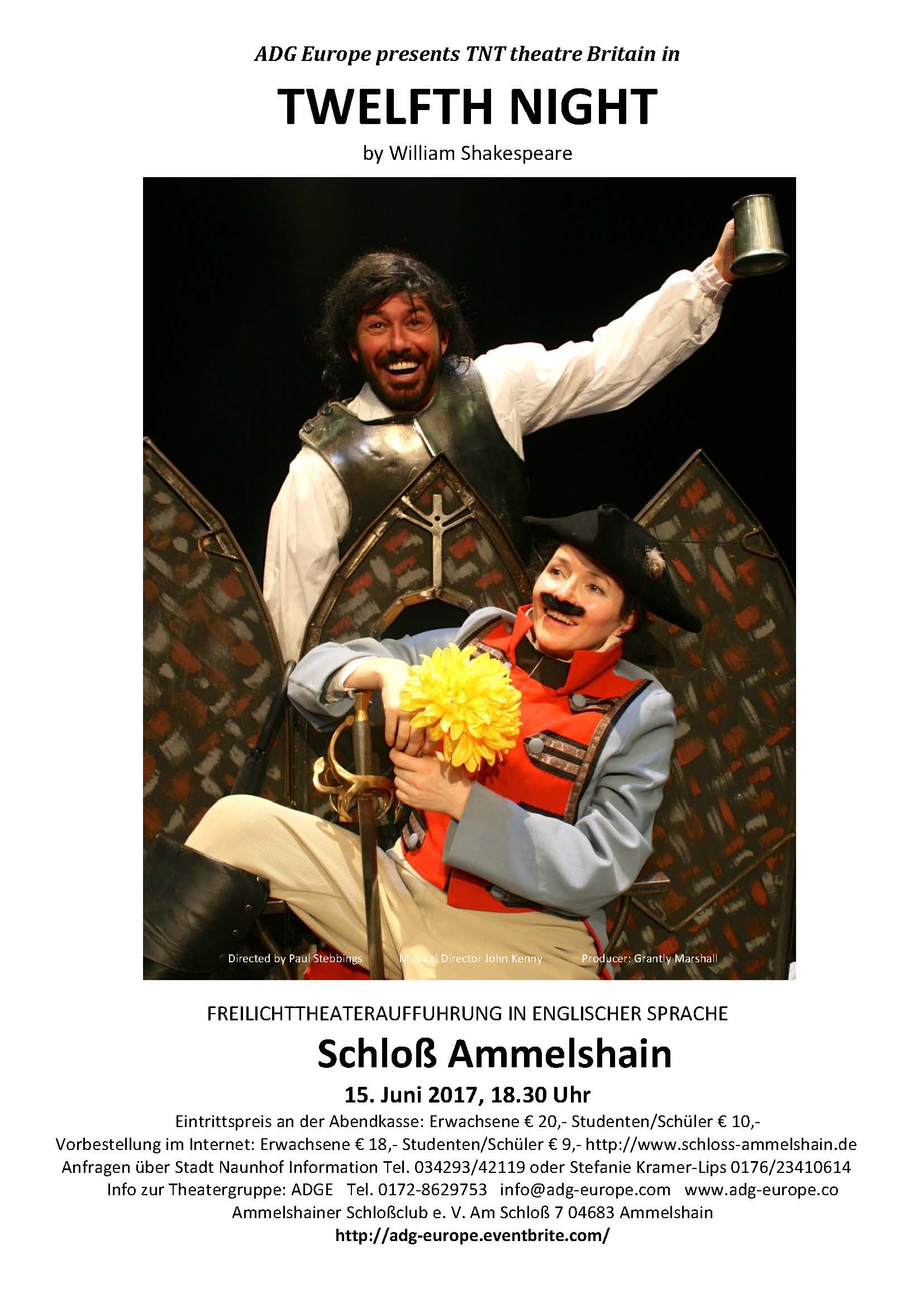 Twelfth Night, by William Shakespeare Global Grey ebooks