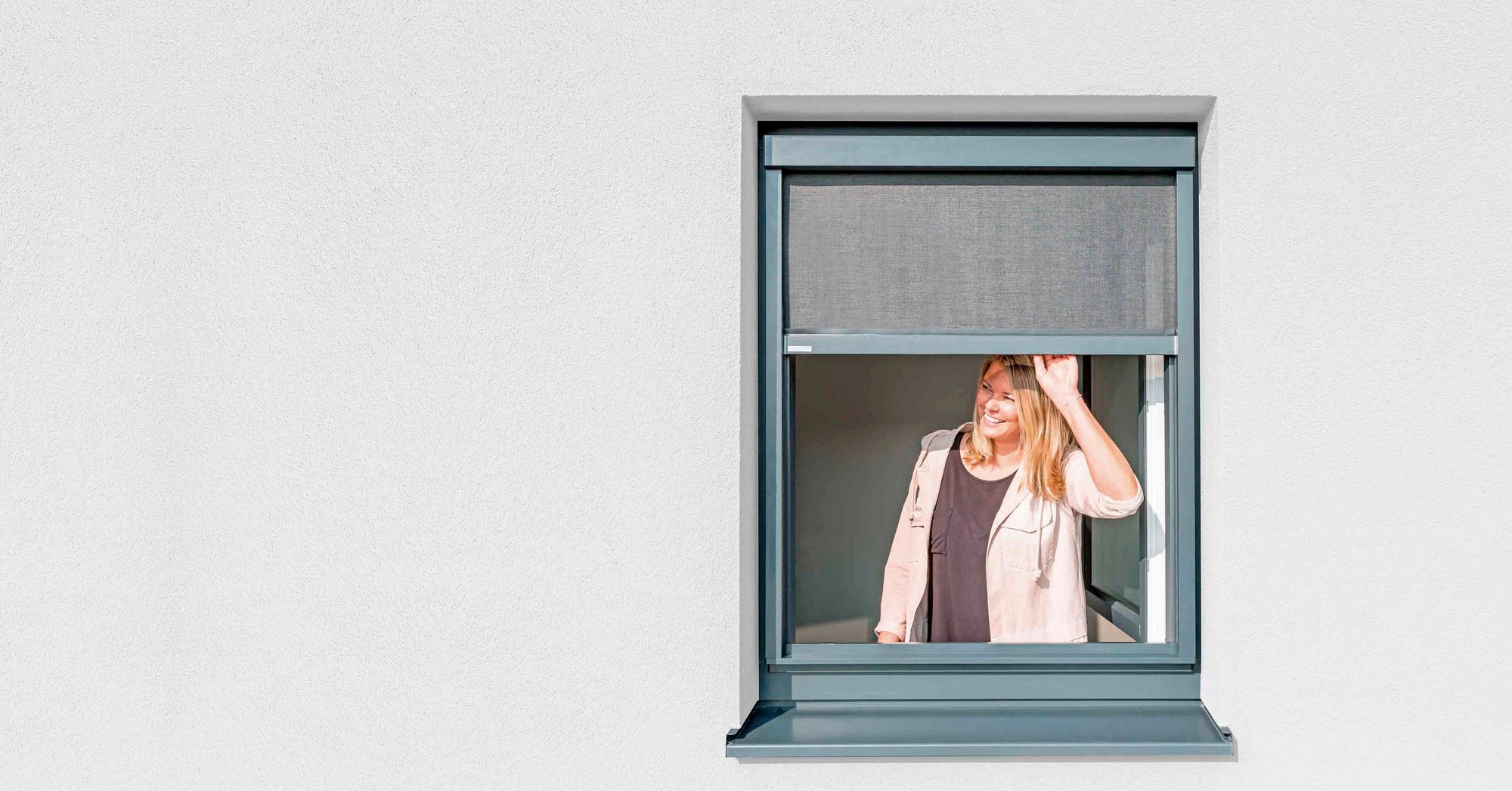 Blinos Rollo - Das Klemmbare Außenrollo (Ohne Bohren)