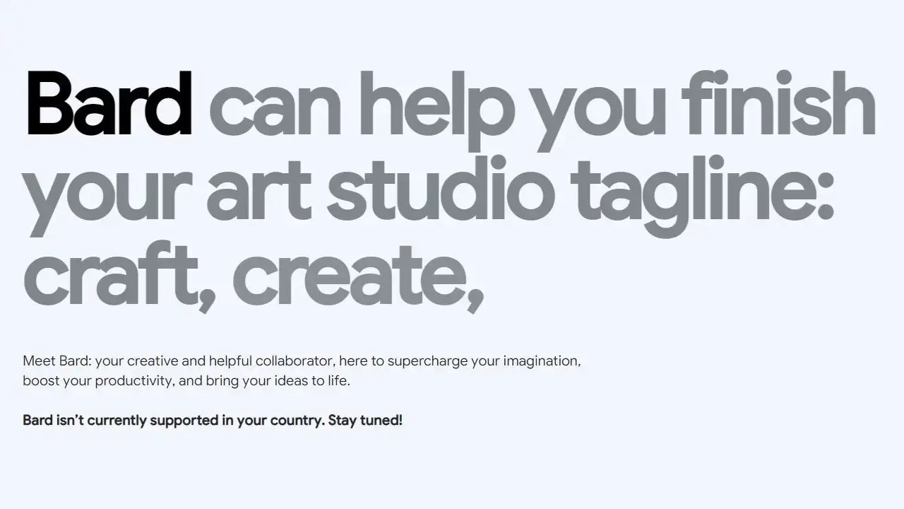 Google Bard ChatGPT competitor launches