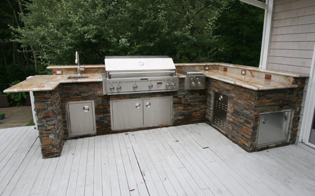 Simple Modular Outdoor Kitchen Kits
