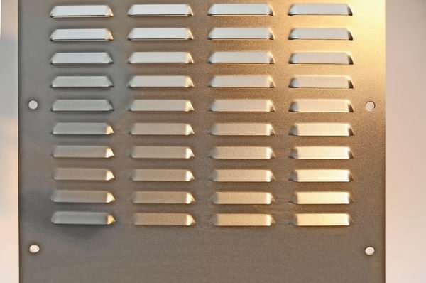 Kiemenblech aus Edelstahl