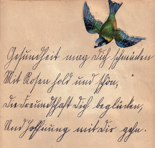 Alte Poesiesprüche, Seite 2