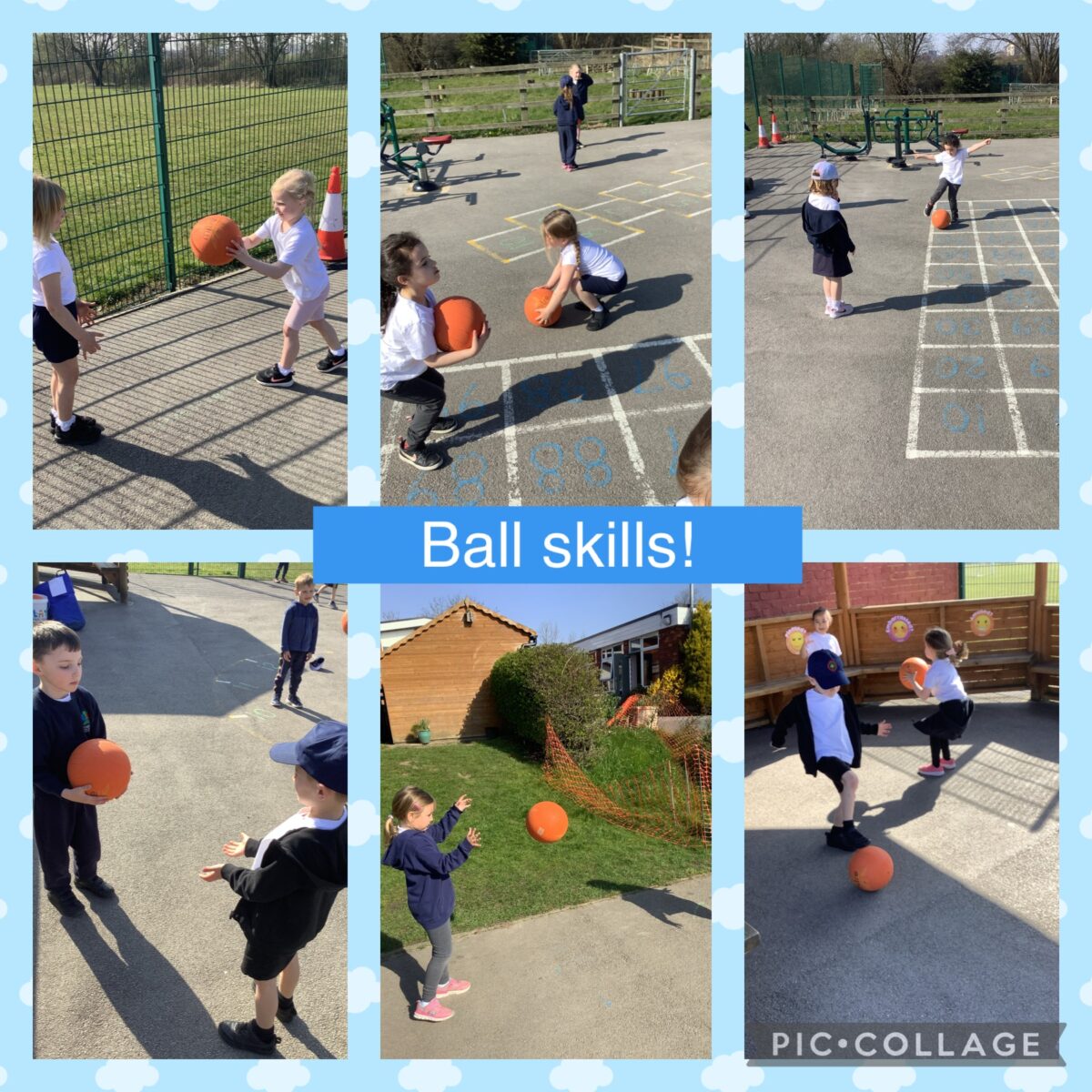 ball skills Scholes (Elmet) Primary School, Leeds