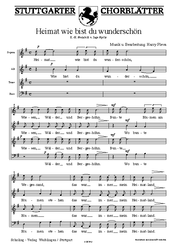 Heimat wie bist du wunderschön Scholing Verlag