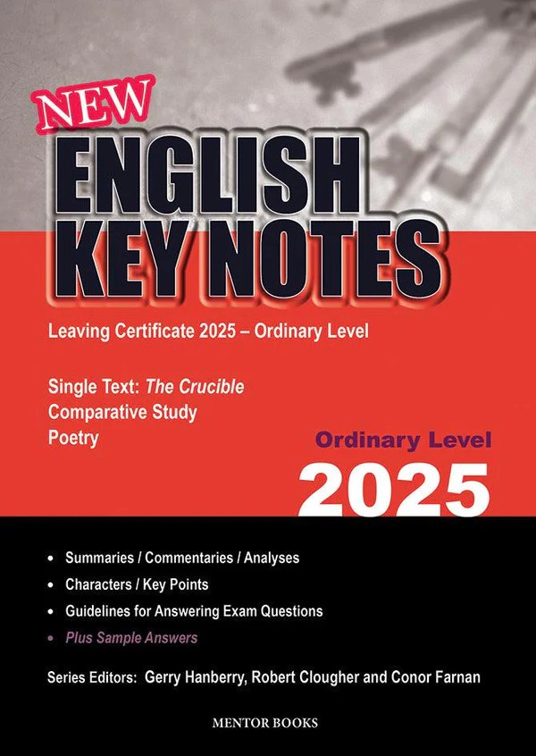 Key Notes 2025 Ordinary Level Only €13.49 SchoolBooksDirect