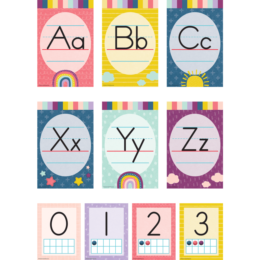 Oh Happy Day Alphabet Bulletin Board Set The School Box Inc