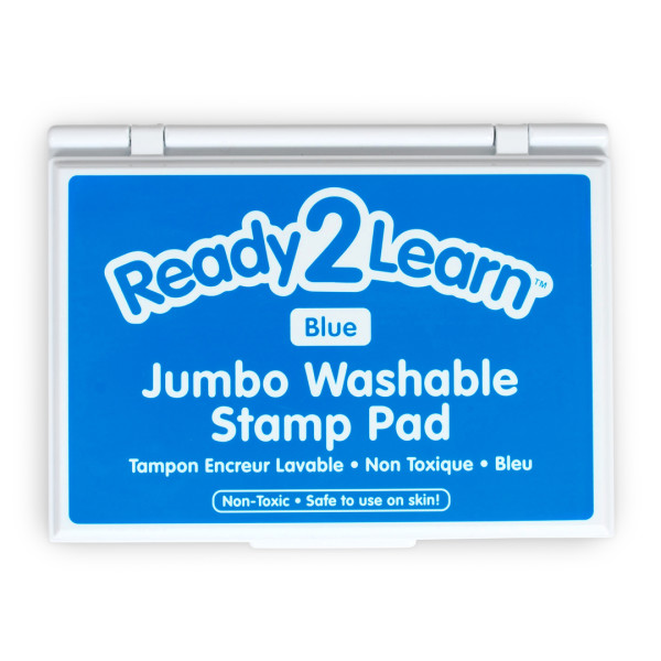 Jumbo Stamp Pad Blue Washable The School Box Inc