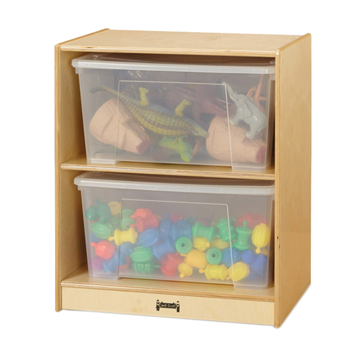 SpaceSaver Jumbo Tote Storage w/ Totes & Lids Schools In