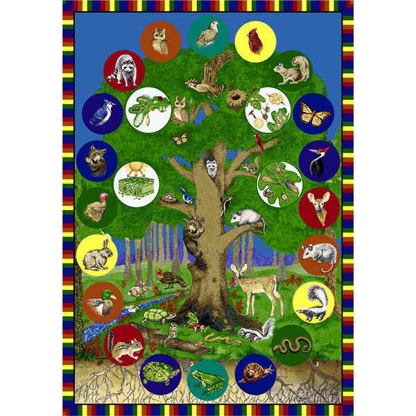 Tree of Life Classroom Rugs SCHOOLSin