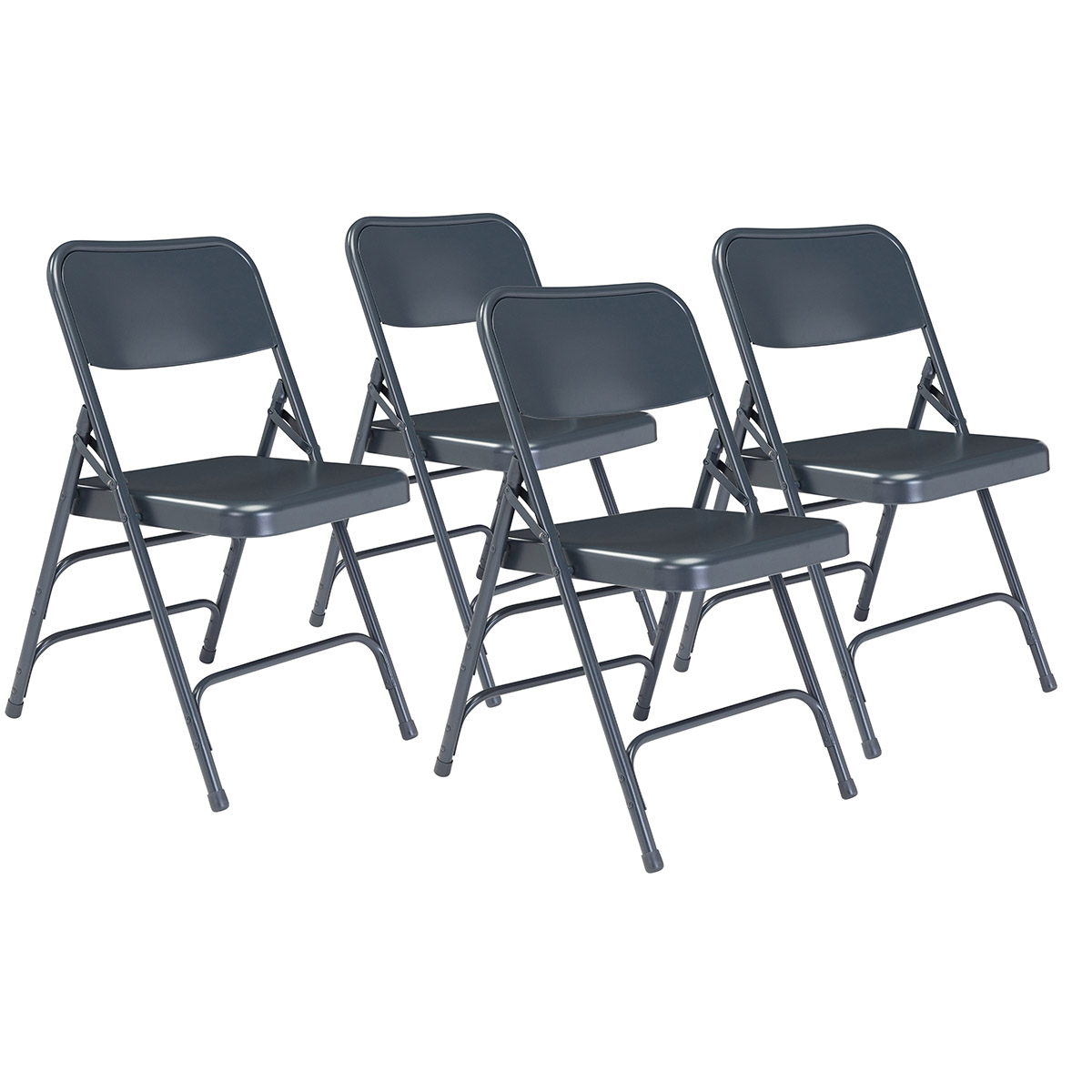 4 pk. 300 Series Premium TripleBrace Metal Folding Chair Schools In