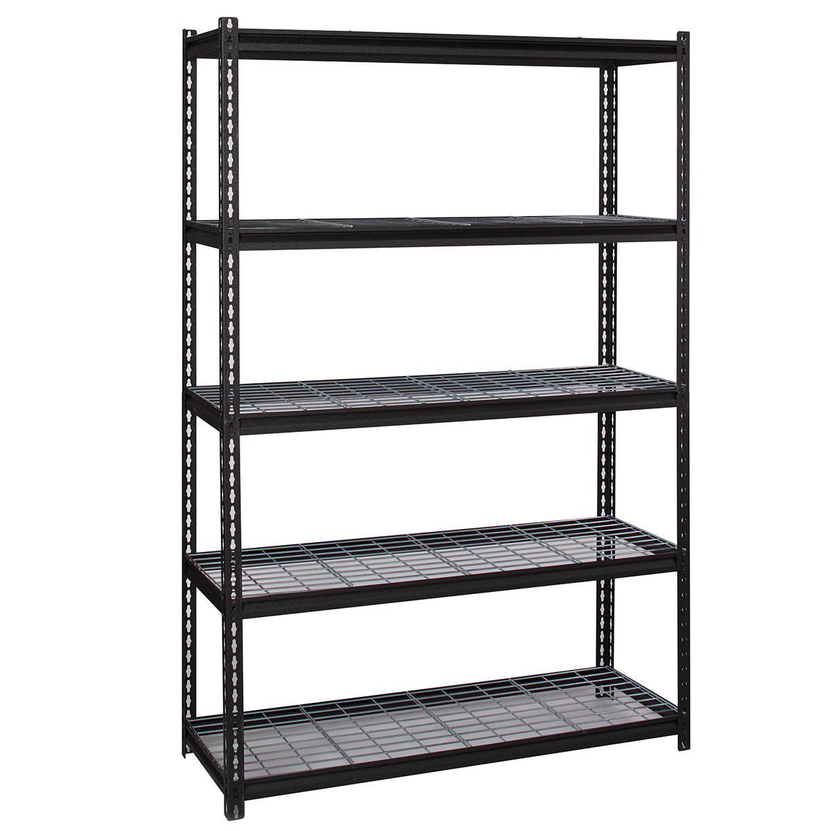 2300 Series Riveted Wire Deck Shelving Five Shelves 48"W x 18"D x