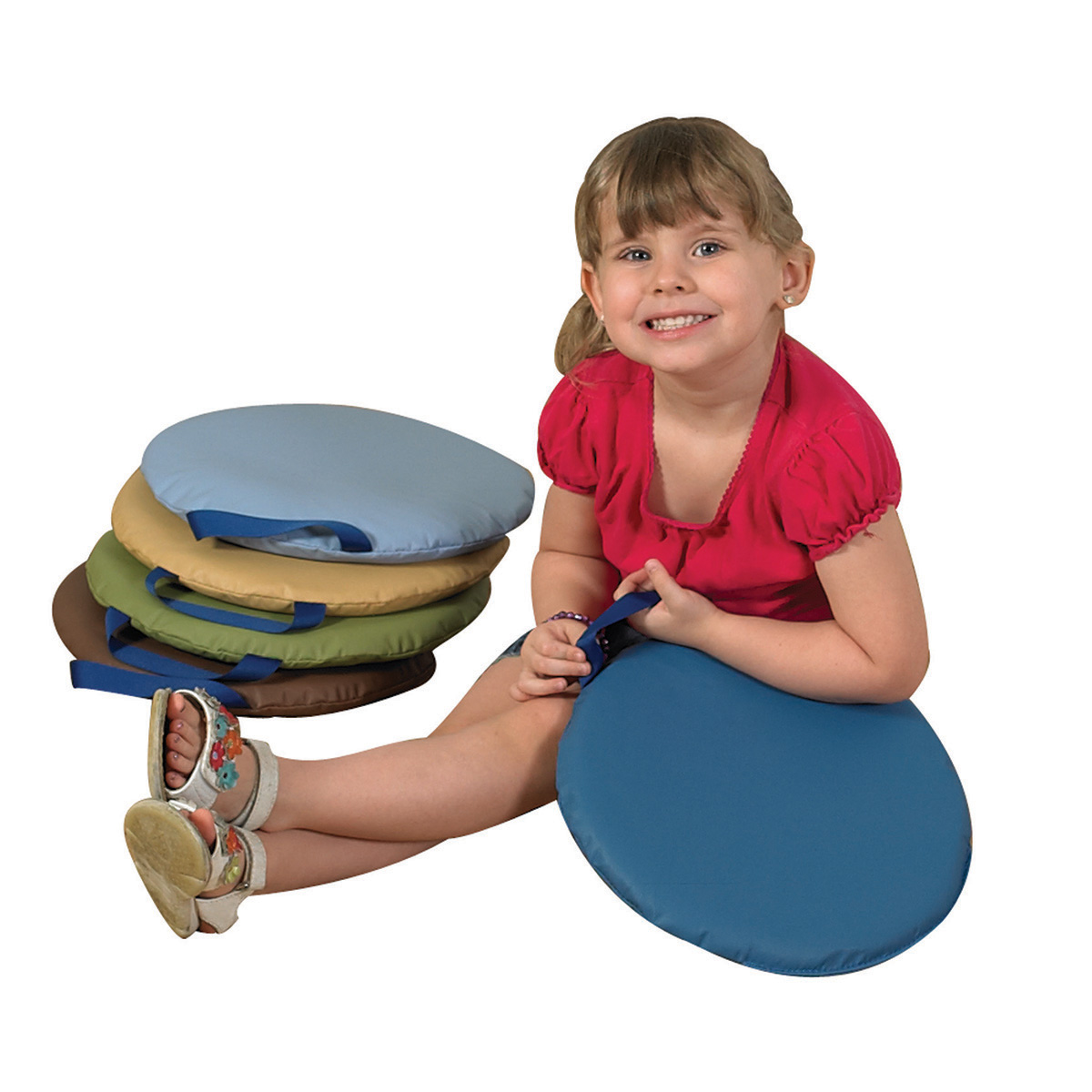 5 pk. Cozy Woodland Sit Around Floor Cushions Schools In