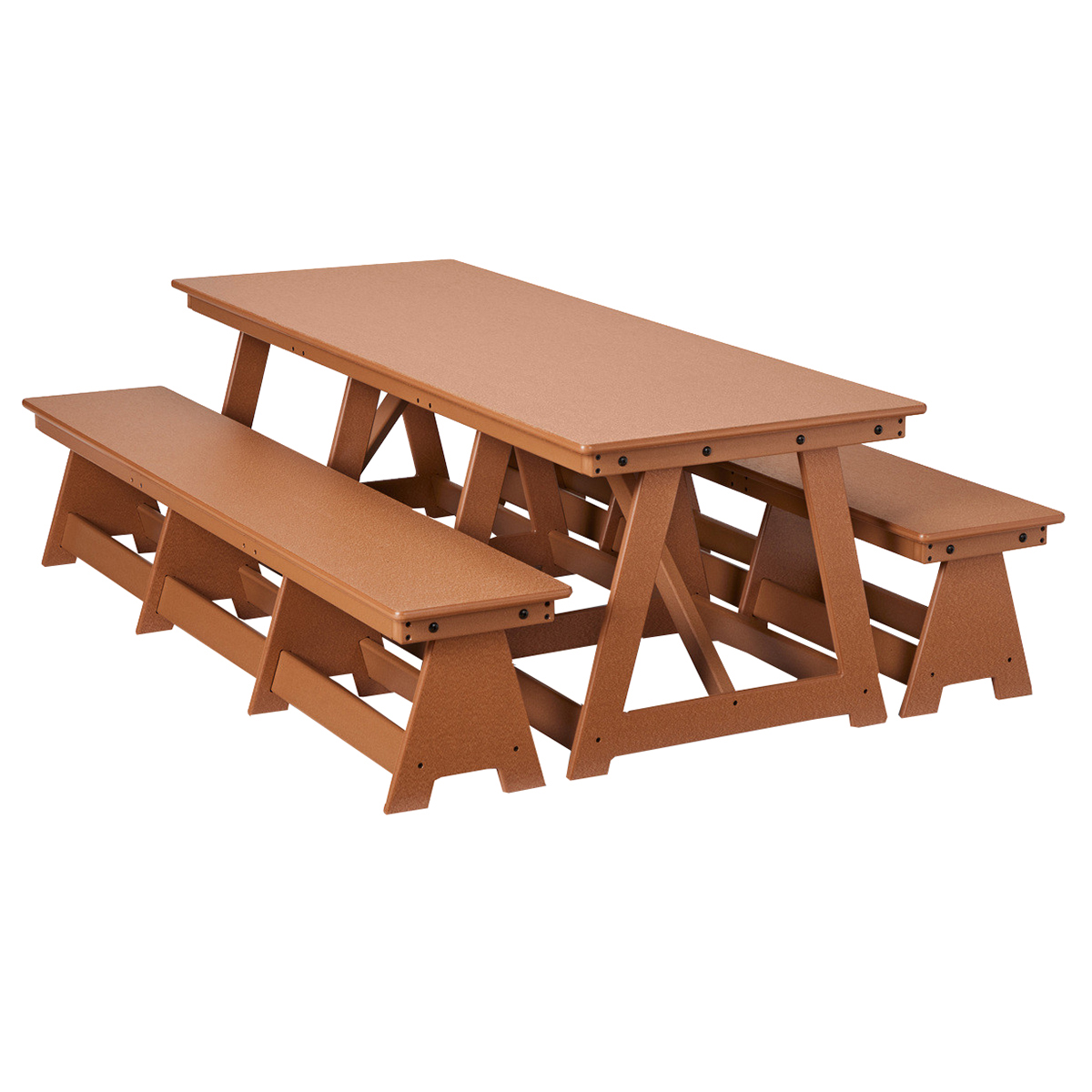 EverPlay Series Large Outdoor Table & Bench Set 60"L Schools In