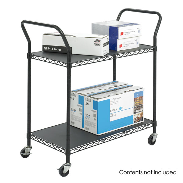 Wire Utility Cart Two Shelves Schools In