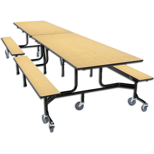63T Series Mobile Bench Cafeteria Tables SCHOOLSin