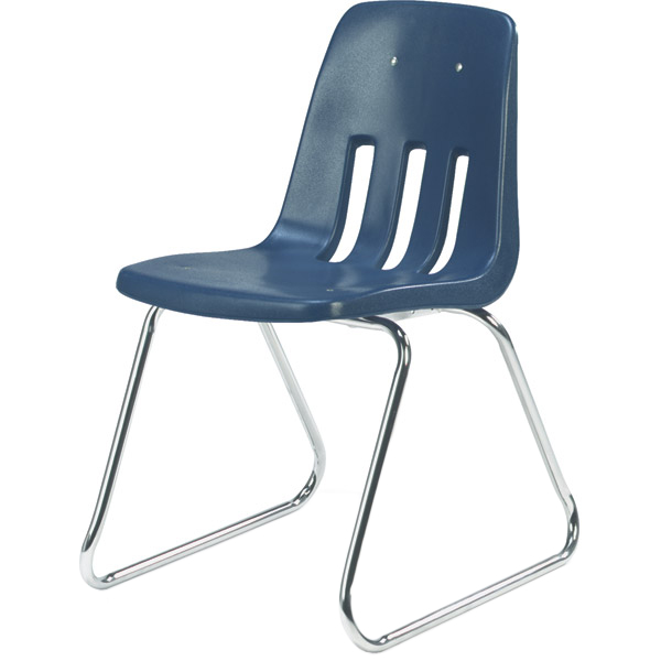 9600 Series SledBased Stack Chair 18" Seat Height Schools In