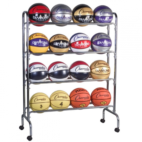 Ball Cart Four Tiers 41"L x 17"W x 53"H Schools In