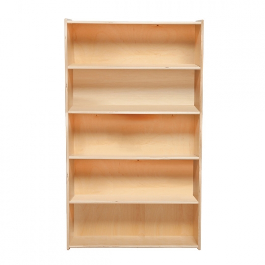Contender Bookshelf Five Shelves 60"H x 30"W x 12"D Ready to
