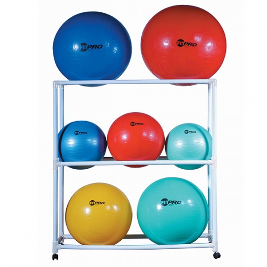Exercise Ball Storage Cart 62"L x 18 1/2"W x 67"H Schools In