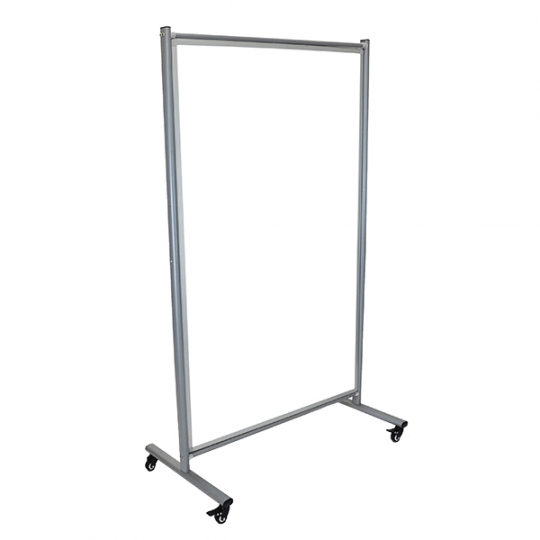 Portable Room Divider Whiteboard 43"W x 75"H Schools In