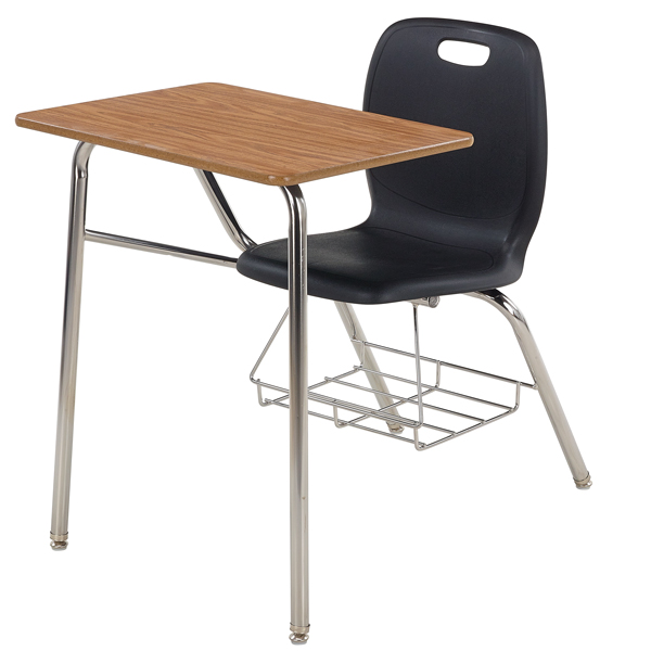 N2 Series Combo School Desk with Book Rack & Laminate Top Schools In
