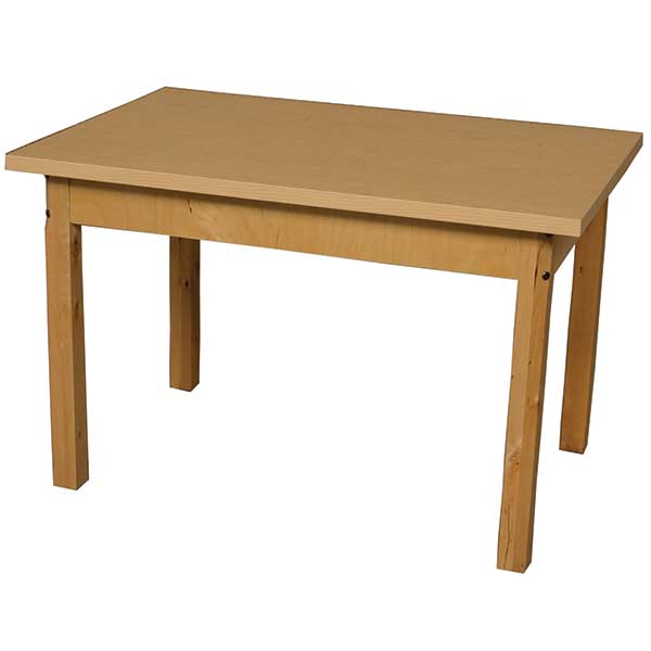 Wood Rectangle Activity Tables SCHOOLSin