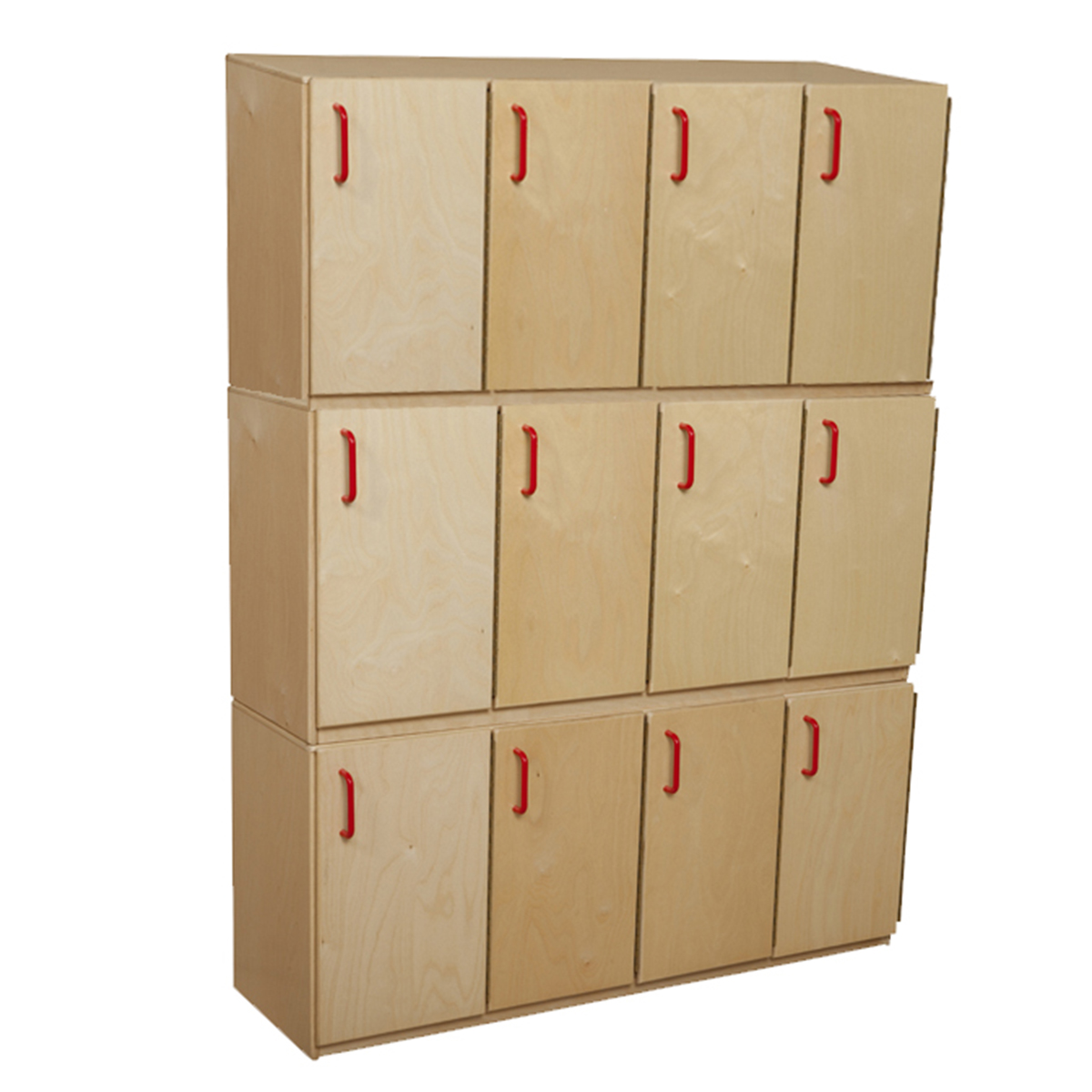 FourSection Stackable Lockers Three Units Schools In
